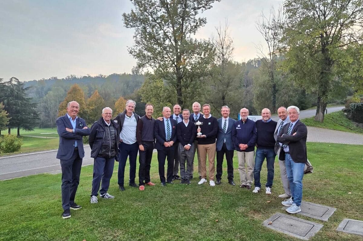 La squadra al termine della sfida